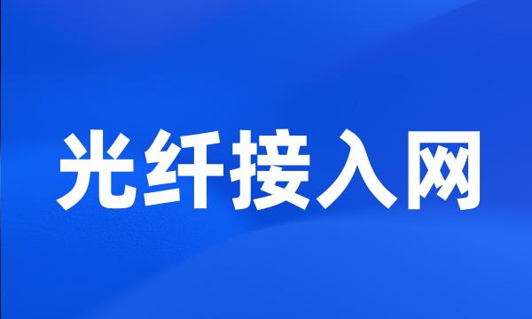 光纤接入网