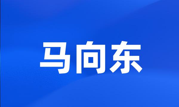 马向东