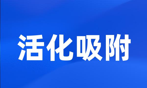 活化吸附