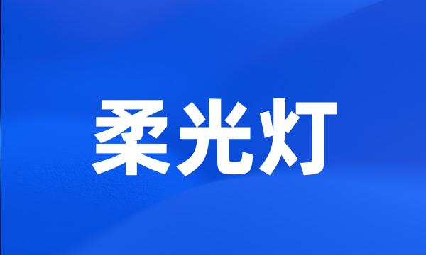 柔光灯