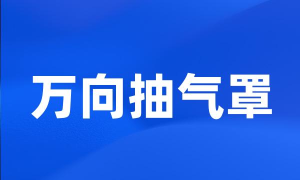 万向抽气罩