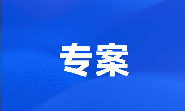 专案