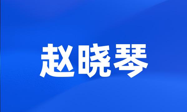 赵晓琴