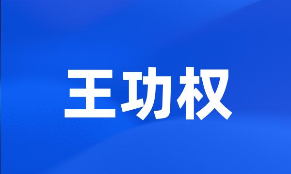 王功权