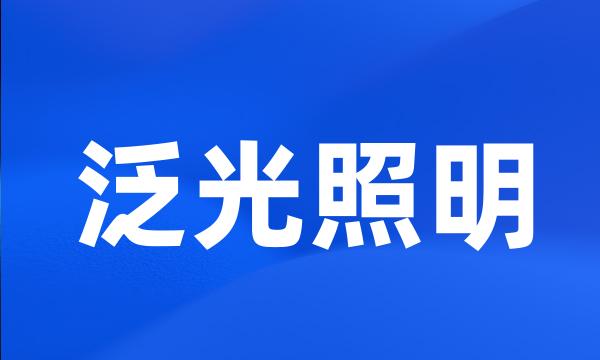 泛光照明