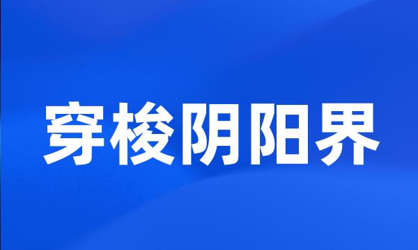 穿梭阴阳界