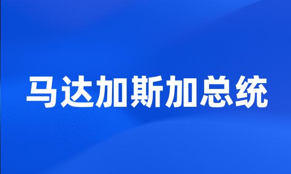 马达加斯加总统