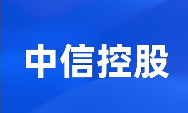 中信控股