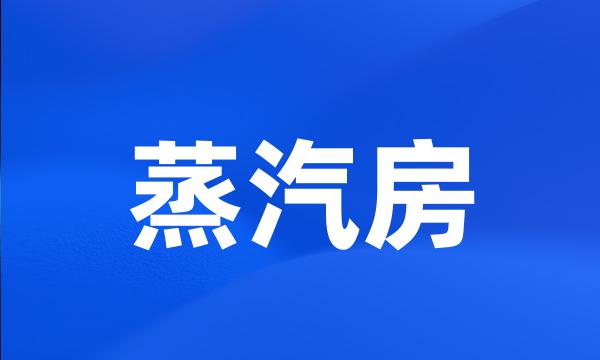 蒸汽房