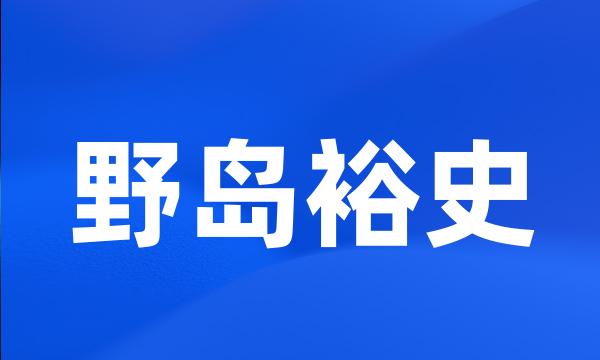 野岛裕史