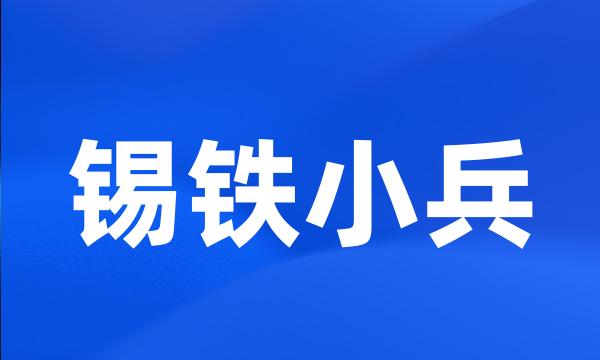 锡铁小兵