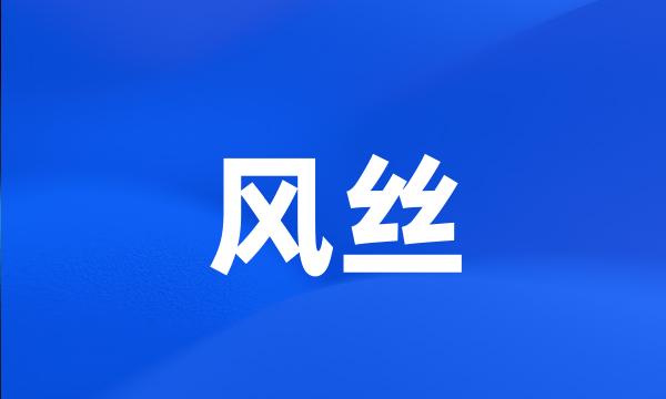 风丝