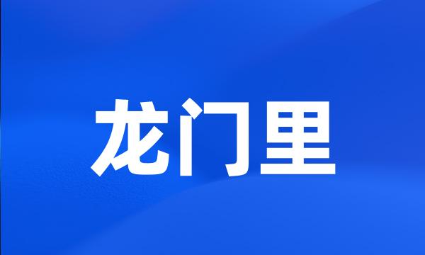 龙门里