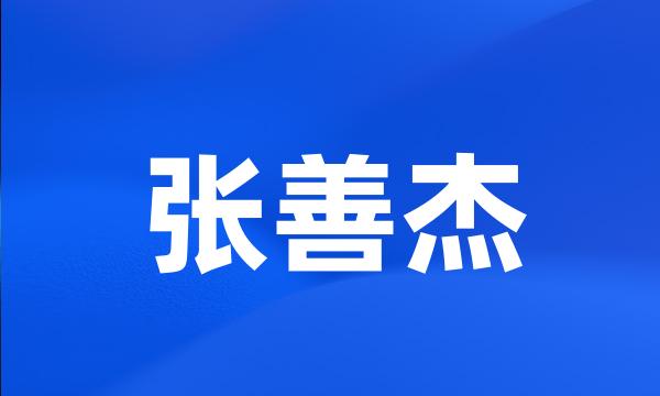 张善杰