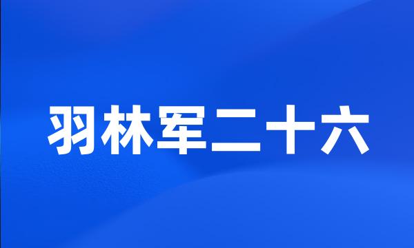 羽林军二十六