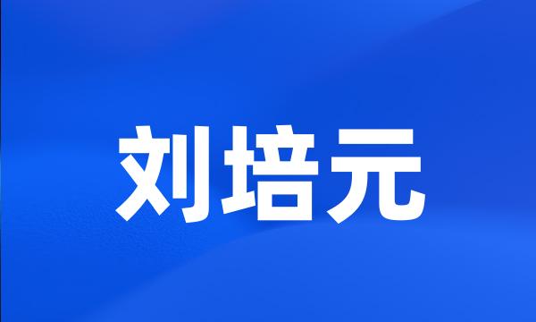 刘培元