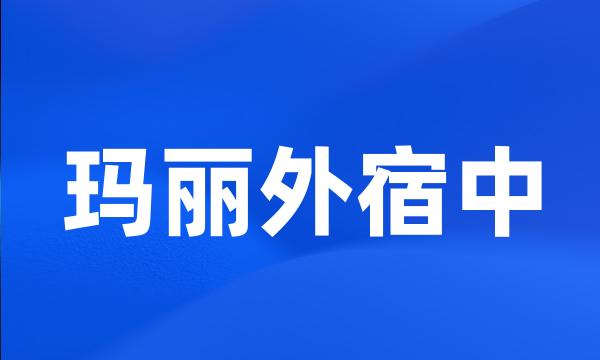 玛丽外宿中