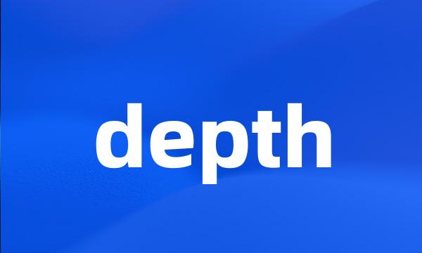 depth