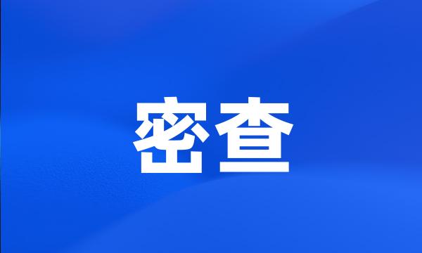 密查