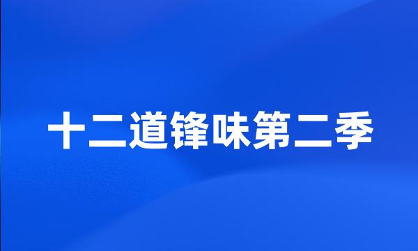 十二道锋味第二季