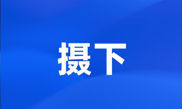 摄下