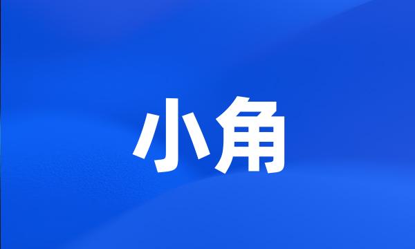 小角