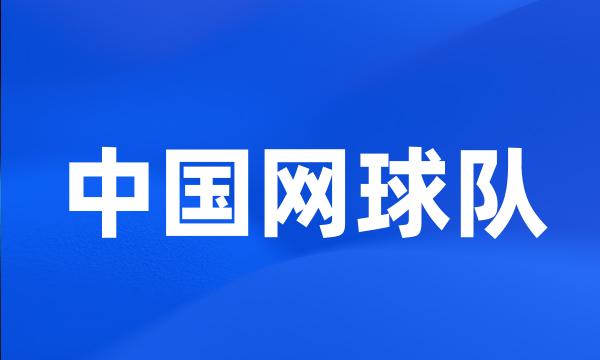 中国网球队