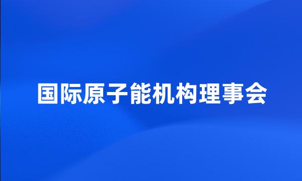 国际原子能机构理事会