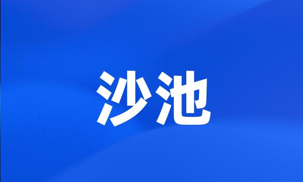 沙池