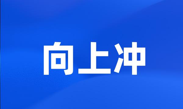 向上冲