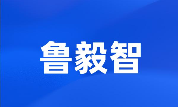 鲁毅智