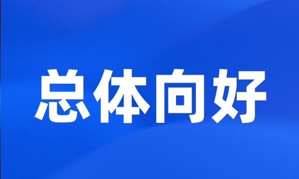 总体向好