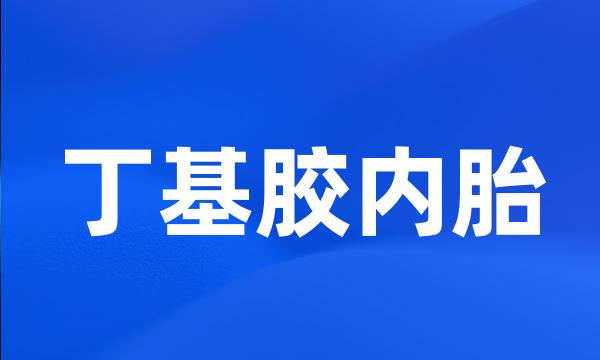 丁基胶内胎