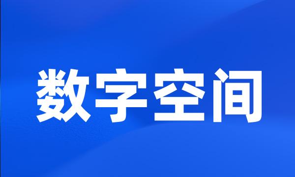 数字空间