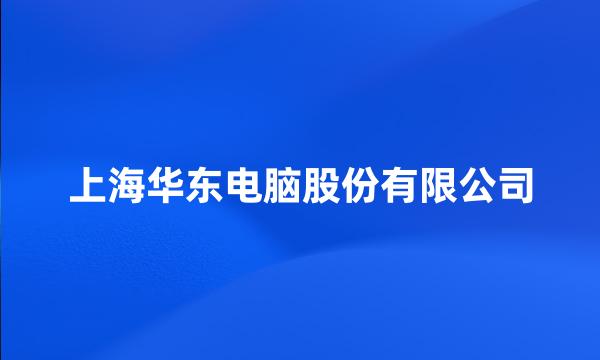 上海华东电脑股份有限公司