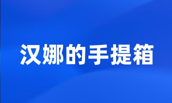 汉娜的手提箱