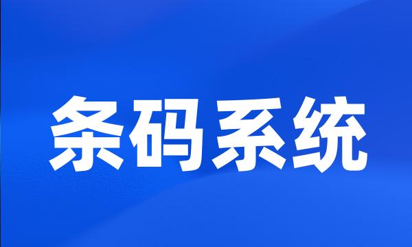 条码系统