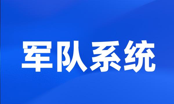 军队系统