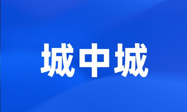 城中城