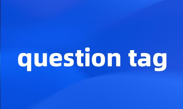 question tag