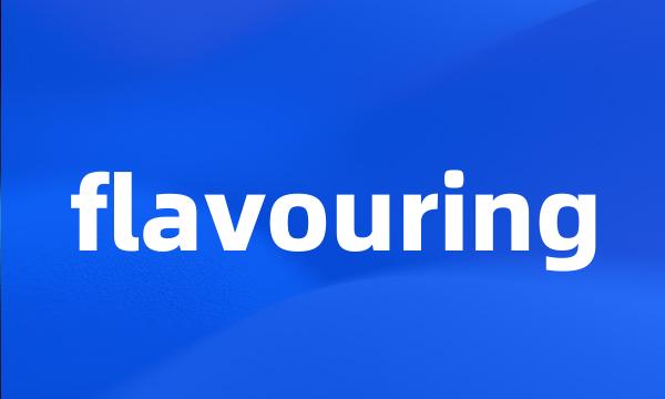 flavouring