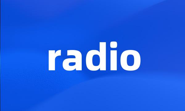 radio