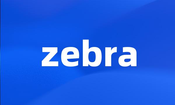 zebra