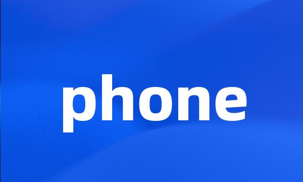 phone