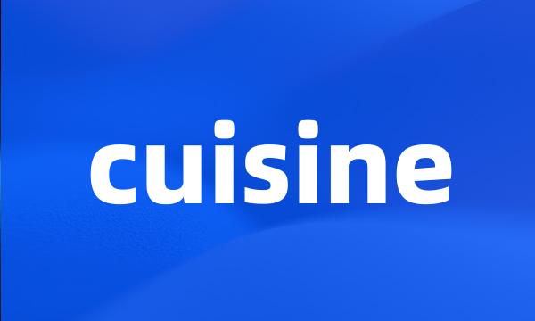 cuisine