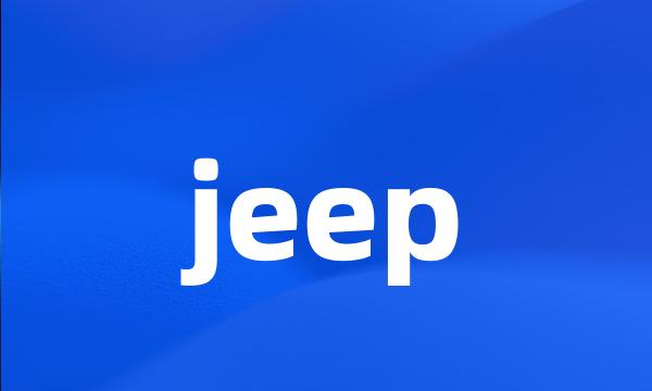 jeep