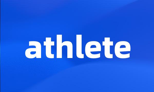 athlete