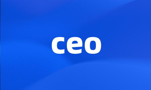 ceo