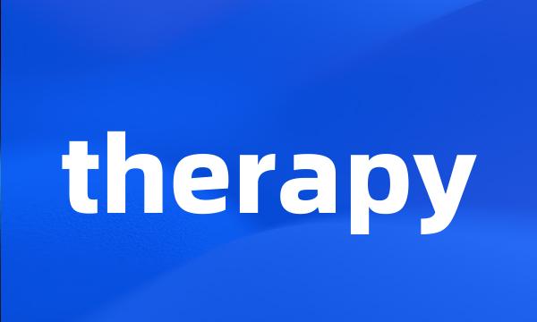 therapy