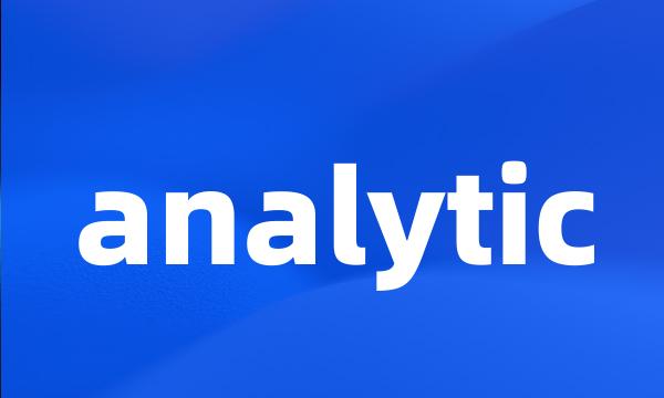 analytic